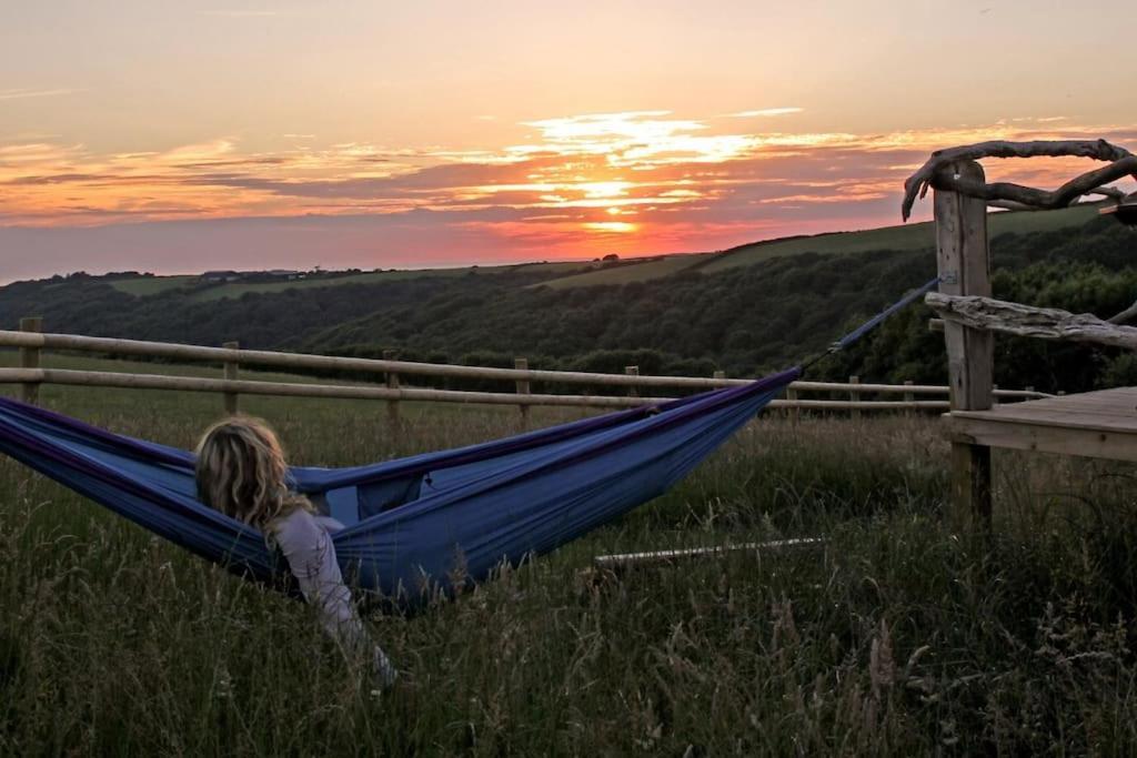 Вилла Tiny House On Isolated Farm By The Cornish Coast Буде Экстерьер фото